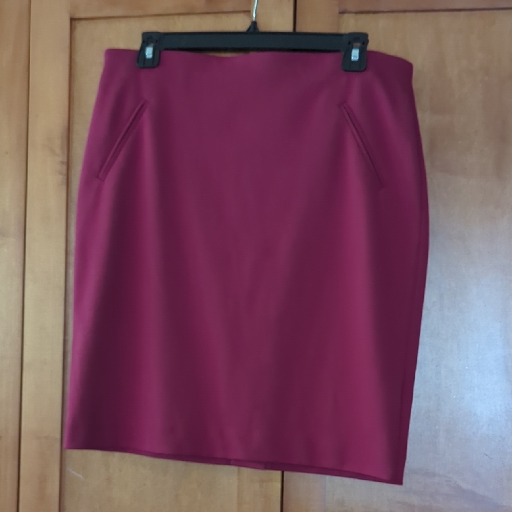 Donna Morgan Pink Pull On Pencil Skirt Medium